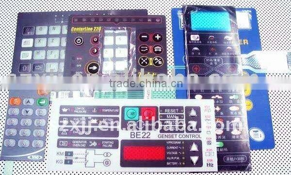 electronic DVD/remote car/ PSP controller membrane switch