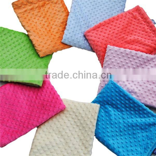 Every Child Likes Spring Style Lt Pink Baby Natural Minky Dot Blanket