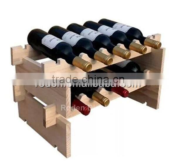 New Fashion Storage Display Acrylic Wine Rack Floor Stand