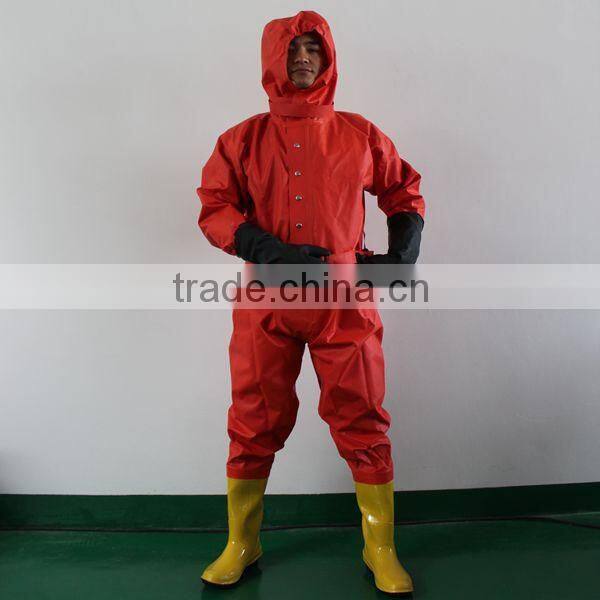 PVC suit light-duty chemical suit protective clothing