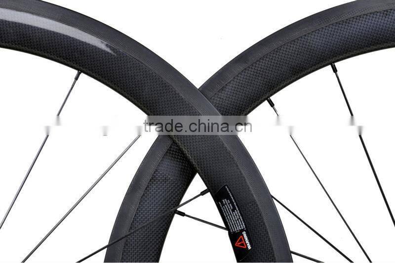 700C 50mm Clincher Carbon Road Bike Rim OEM, 50mm carbon rim, chinese factory cheap complete 50mm clincher wheels