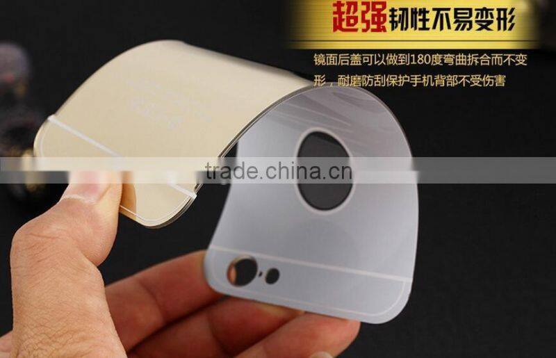 For iPhone 6/6s Gold Plating Aluminum Case With Metal Bumper