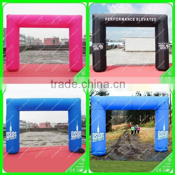Customized color and size inflatable archway