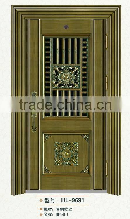 Residential decorative steel doors designs bread door