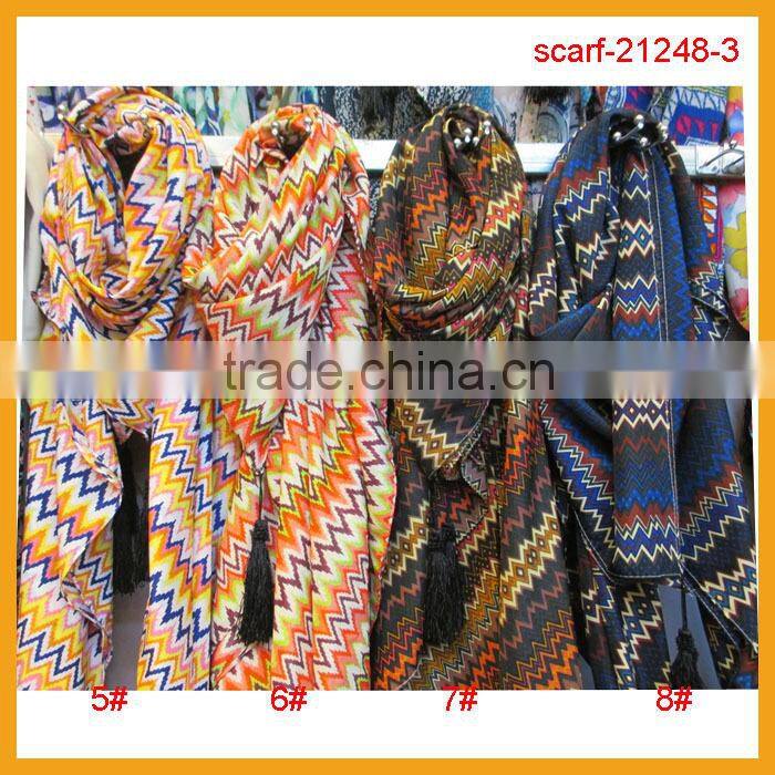 2014 wholesale fashionable square chiffon scarf