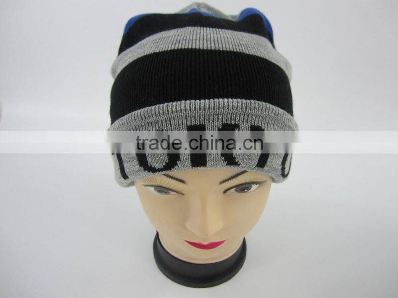Top Quality Unisex Knitted Striped Hats