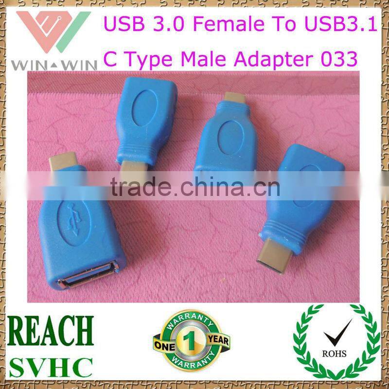 China manufacture USB 3.0 Female To Type C USB 3.1 Adapter 042