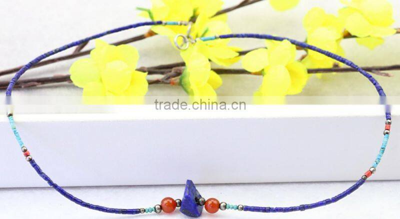 Fashion Lapis Lazuli Gemstone necklace