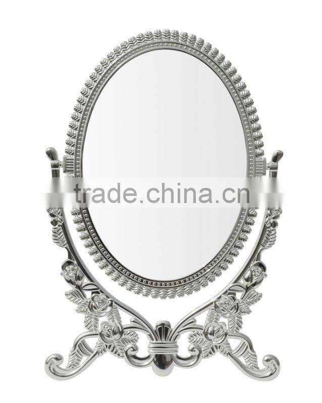 Metal classical table standing Mirror