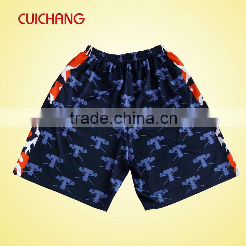 Sublimation shorts&sublimation board shorts,sublimated lacrosse shorts