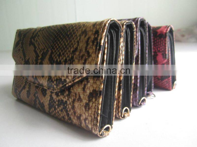 trend multi folding pu phone wallets