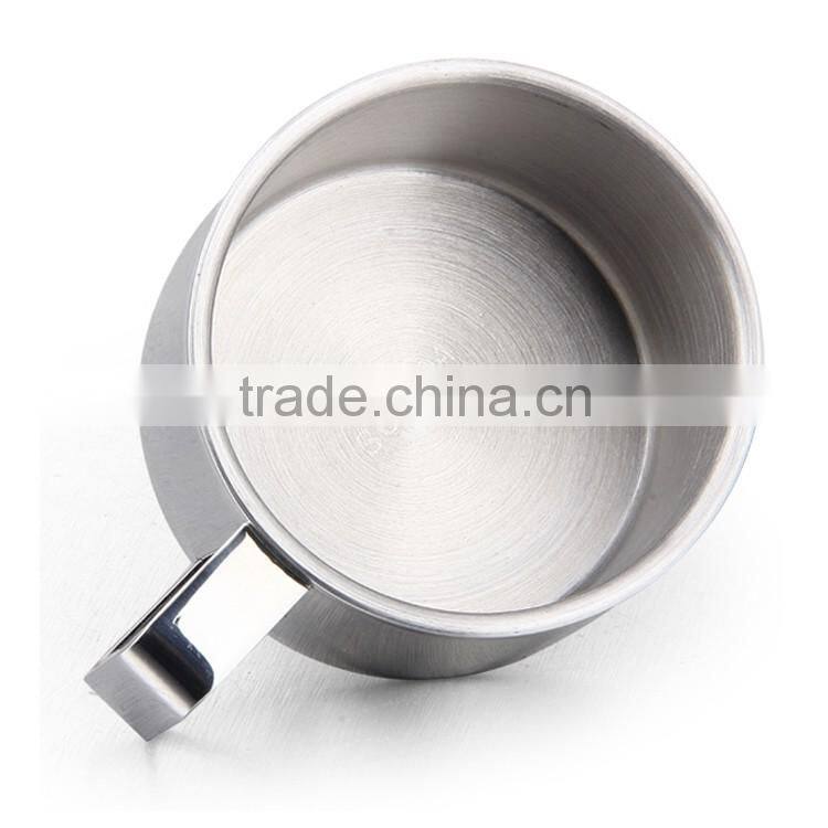 3 pieces of reusable stainless steel coffee cup set