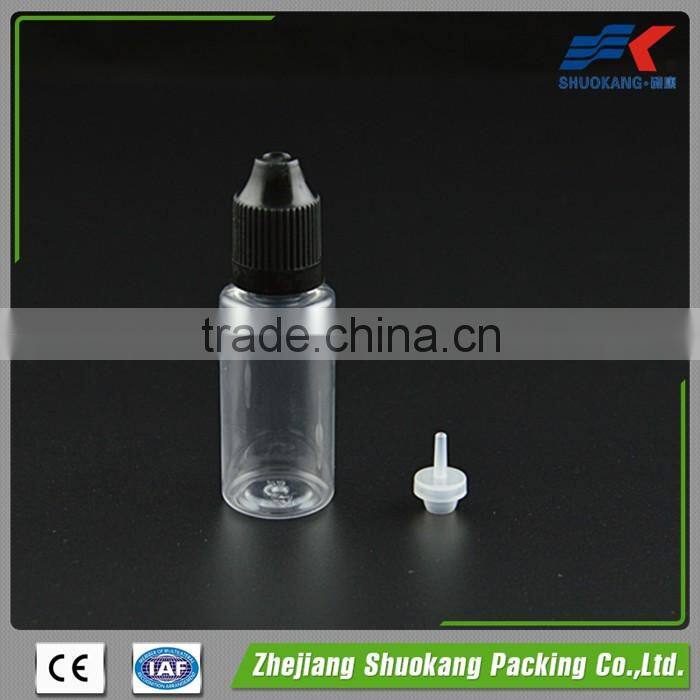 10ml clear pet plastic bottle e-liquid dropper bottles liquid packaging bottle 10ml
