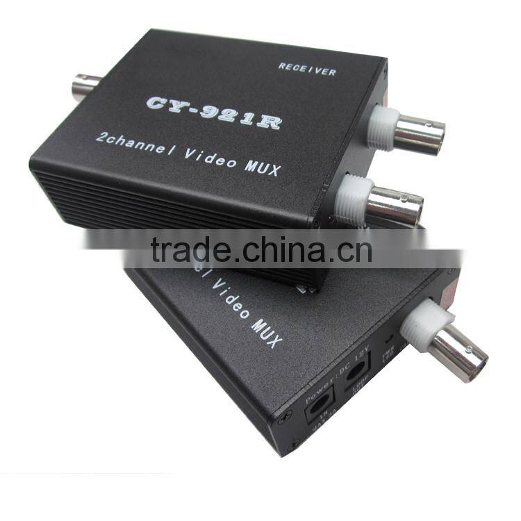 analog video transmitter over one coaxial cable