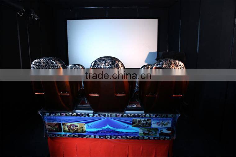 9d cinema equipment hydraulic system with sporty chair with CE certificate