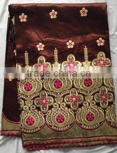 African george wrapper raw silk george fabric for dress in stock
