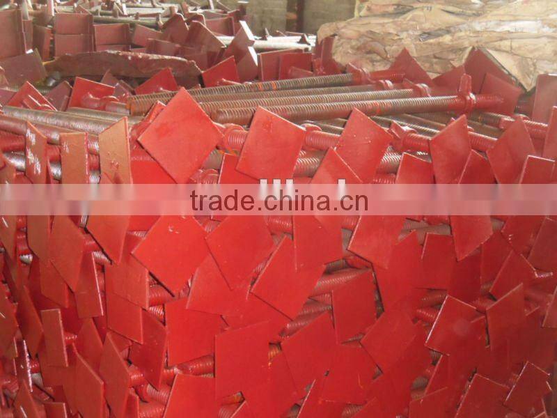 Adjustable solid screw base jack from guangzhou