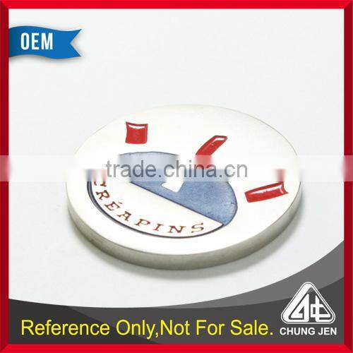Wholesale bulk metal soft cloisonne soft enamel cheap printing trolley token maker