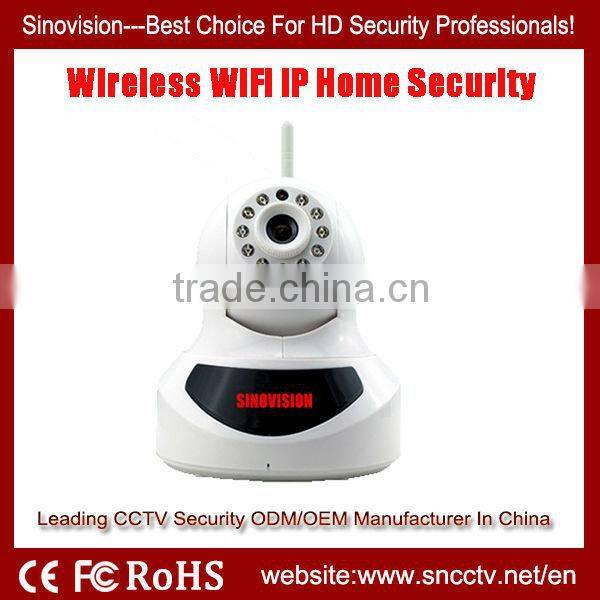 720P HD H.264 CMOS plug and play ip camera p2p cctv wifi ip camera mobile monitor