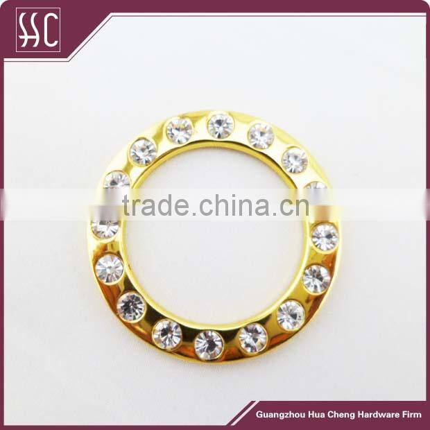 handbag O ring with diamond crystal ring jewelry bag accessory