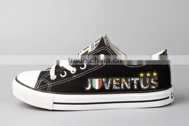 NO.T-D807H 2015 hot sales high quality custom screen printed canvas shoes