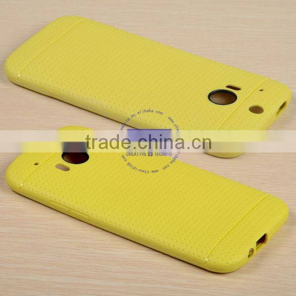 C&T Lovely Multihole Dots Gel TPU Case Cover Skin Shield for HTC ONE M8