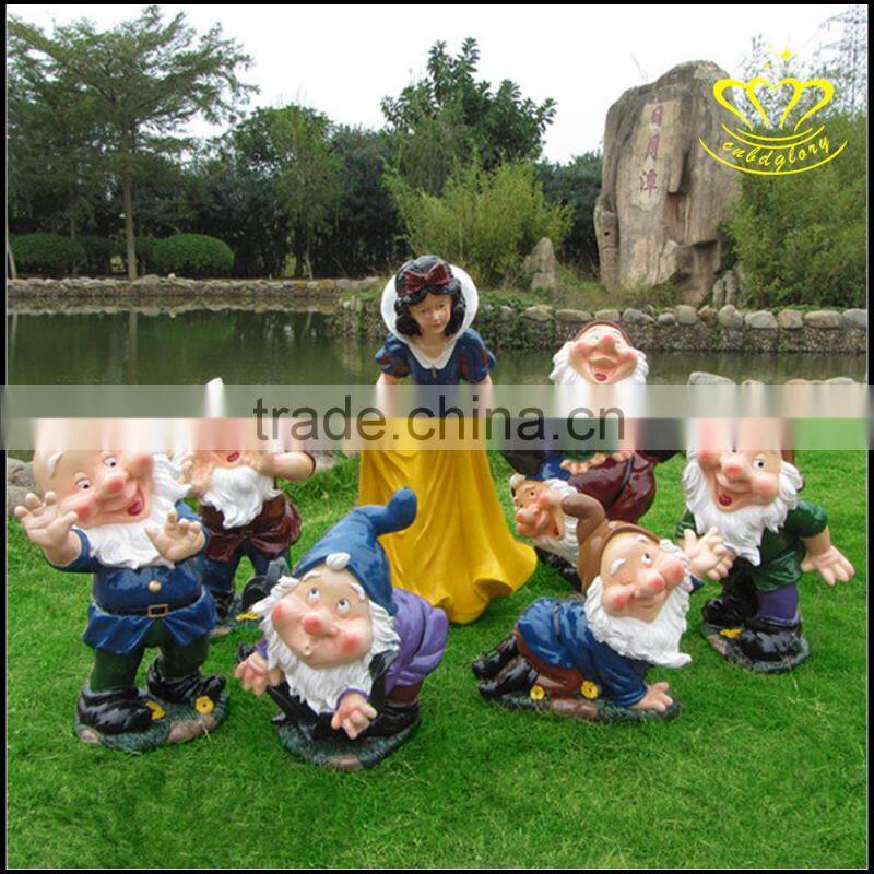 Outdoor cartoon character theme sculpture FRP resin park garden decoration