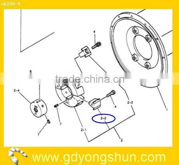 Excavator Coupling Insert YN30P01002S002 for SK200-6