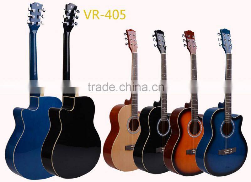 40'acoustic guitar&guitar body&colorful guitar&capo
