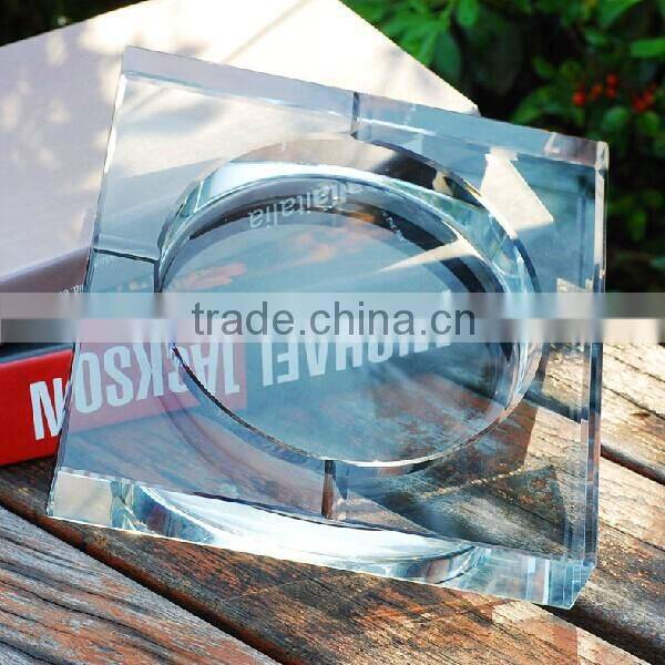 High Quality Wholesale Square Crystal Ashtray ASM015
