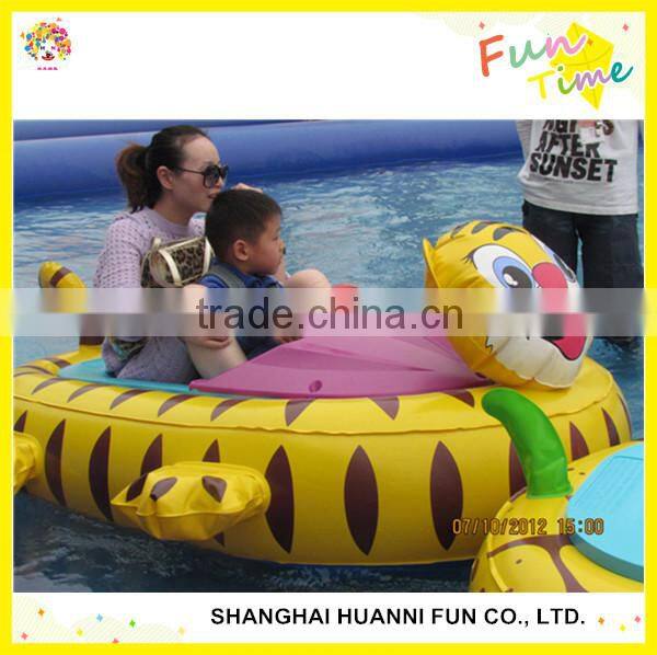 Hot-selling amusement water cartoon electric bumper boat & yachts for sale