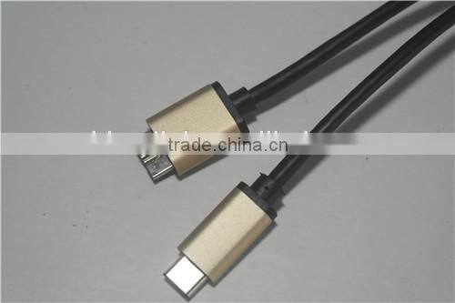 USB 3.1 Type C Cable - C Male to Micro B Male - Super Speed + 3A 10 Gbps - 3.3 Ft Long