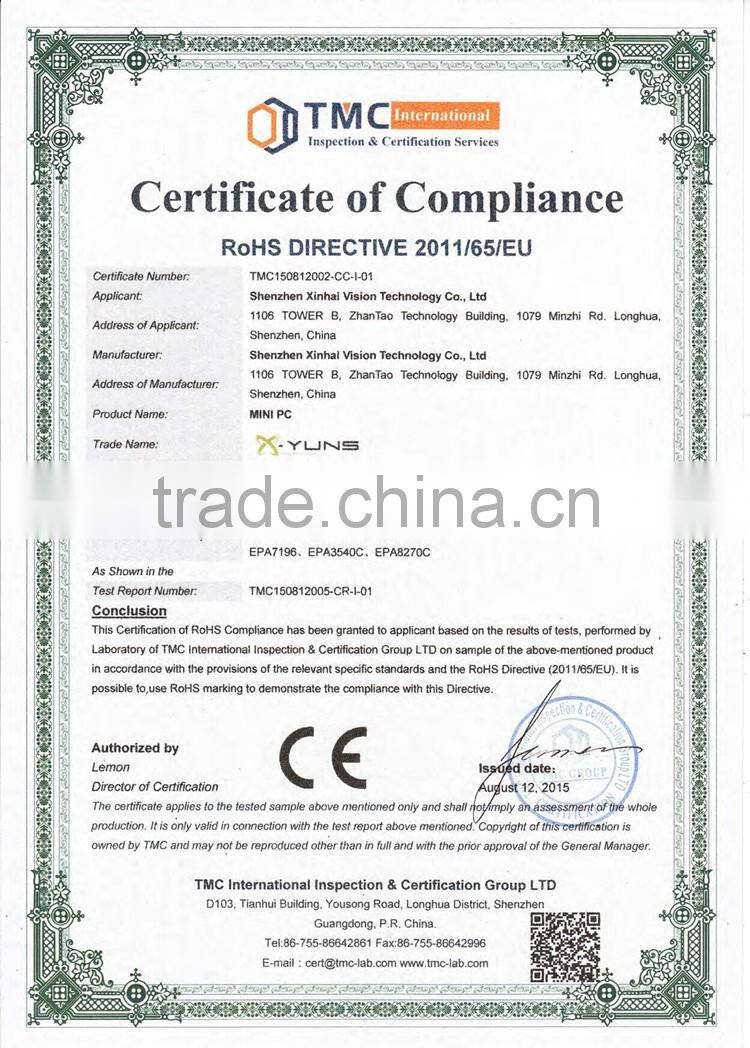 Intelligent Computer Stick intel Mini PC Win 8.1 with Legal Key ID Z3735F intel atom mini pc