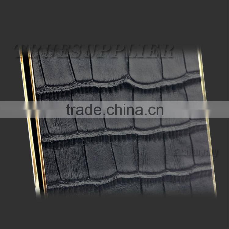 Real genuine leather for iphone 6s cover luxury custom