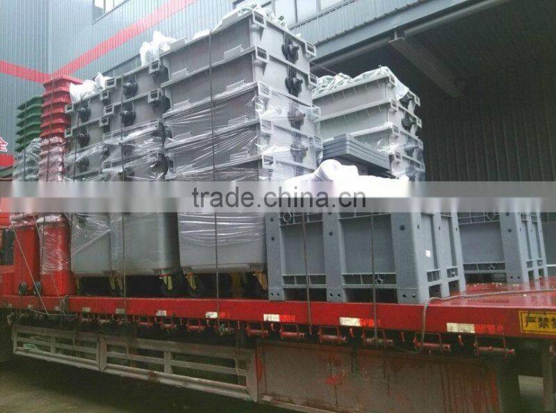 1100 Liter Plastic mobile Waste Container