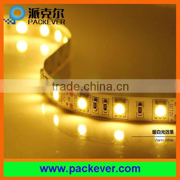 30LEDs/60LEDs SMD5050 warm white LED strip 12VDC/24VDC