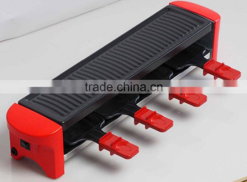 raclette grill home electric raclette grill for 4 person use