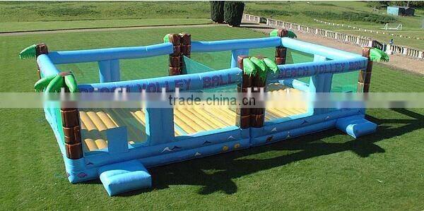 inflatable volleyball court