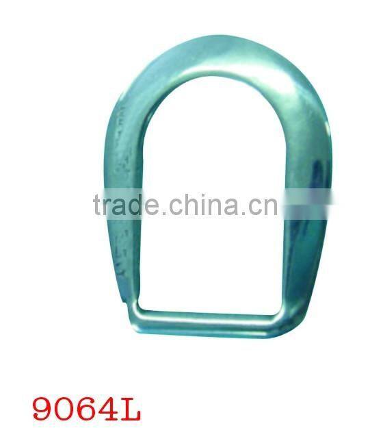 Factory Supplied SS or Solid Brass Dee Ring Buckle without Tongue