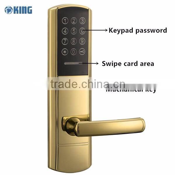 RFID digital hotel room door lock keypad door lock