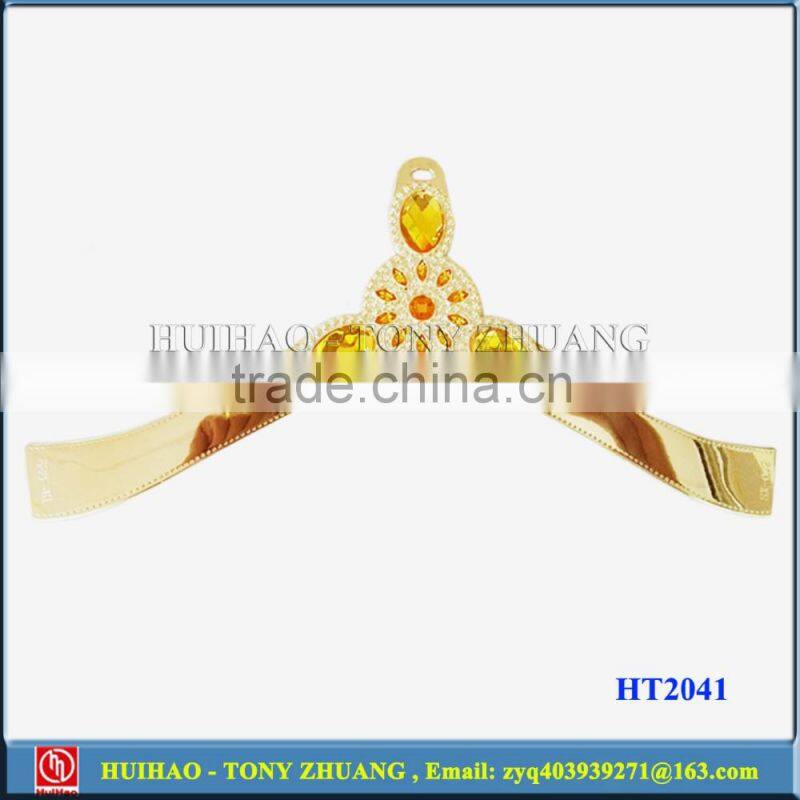 Wholesale TPU vamp plating shoes upper (HT2041)