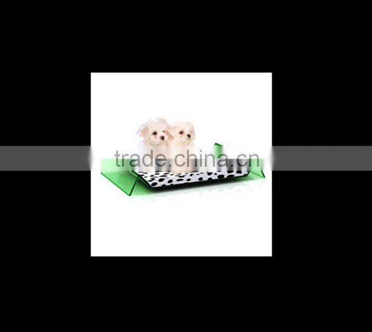 eco-friendly 100% virgin material customized acrylic house pet bed wholesale
