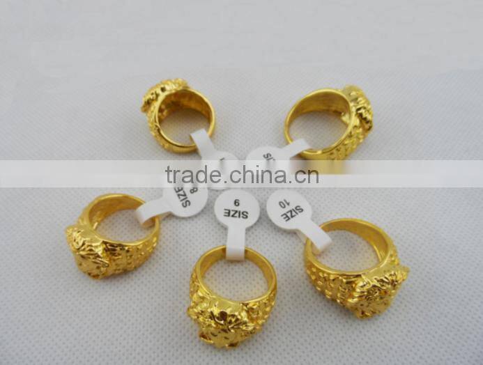 wholesale fashion man Medusa gold men's ring