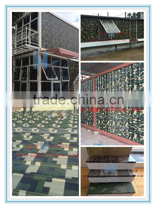 Factory price limitary pattern PPGI steel for building sanwich panel