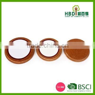Kitchen wooden canister lids for sugar jar /airtight lid for coffee canister