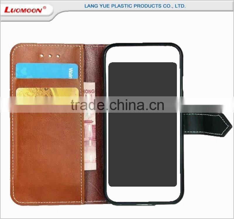 business mobile phone leather case for iphone 5 6 7 s plus
