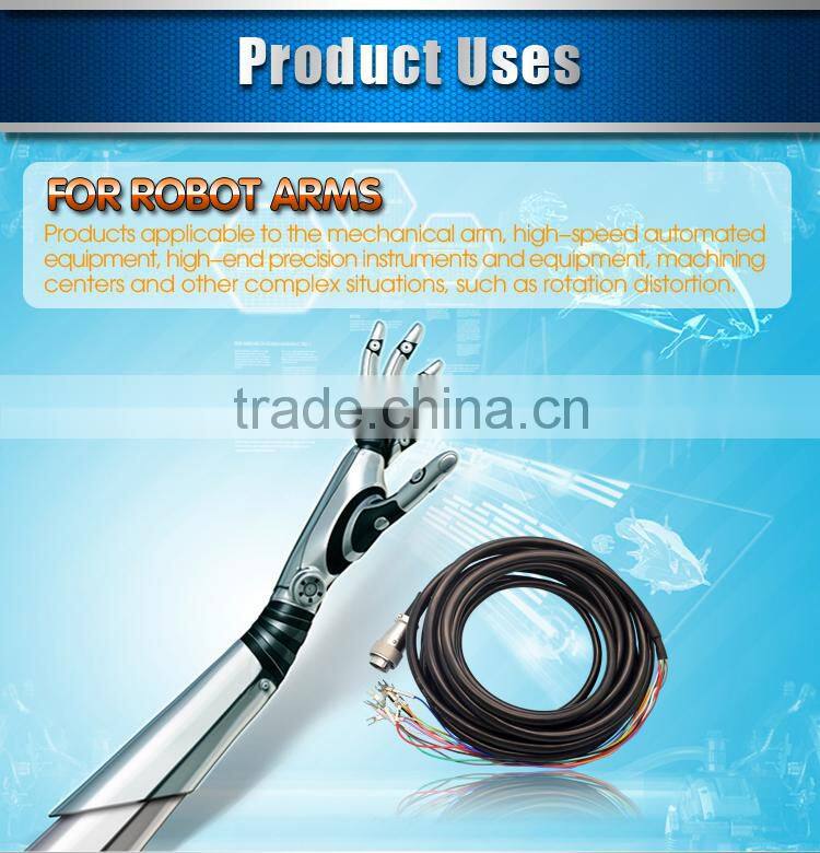 Male Head Factory Competitive Price Wholesale 12 Core Robot drag chain control cable