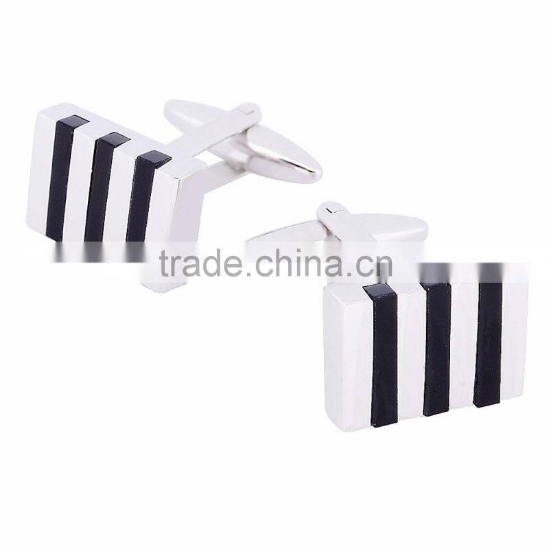 New Arrived Quick Lead MOP Engraved Cufflinks For Men