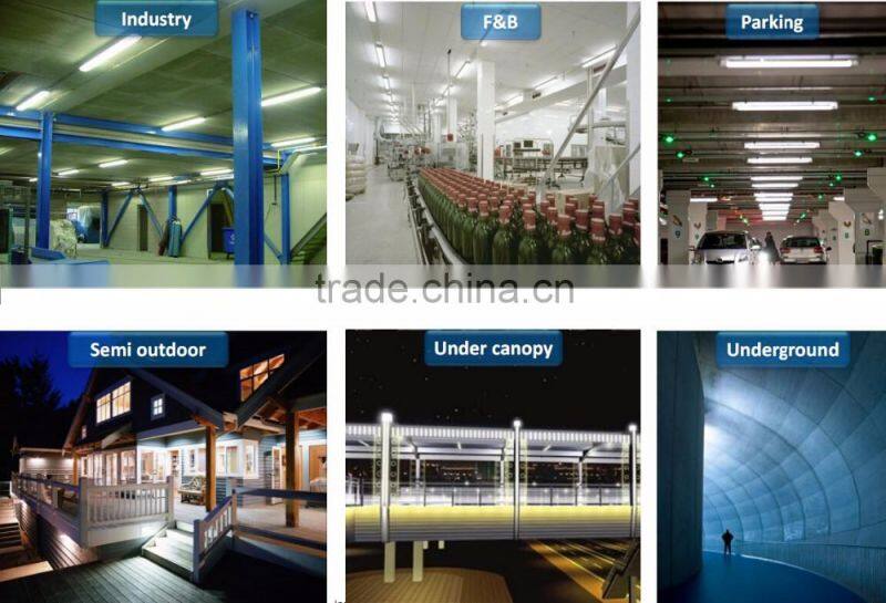 hs code94054090 waterproof IP65 led tri proof light