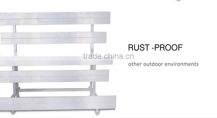 Good quality quick assembling retractable indoor gym folding bleachers